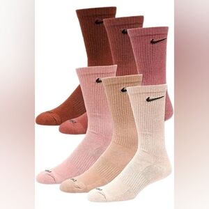 NIKE EVERYDAY PLUS CUSHION 6 PACK SIZE LARGE